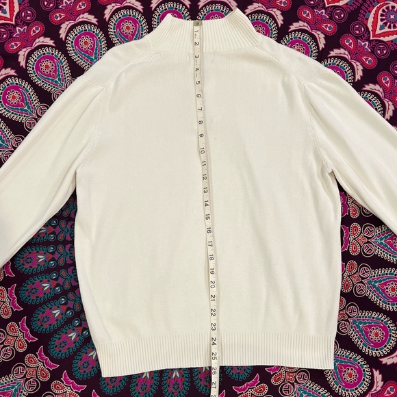 Dockers Half-Zip Sweater - White - Picture 7 of 9